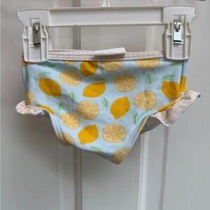 NWOT Stitchy Fish 12-18M Girls Yellow and Blue Lemon Bikini Bottom Swimsuit
